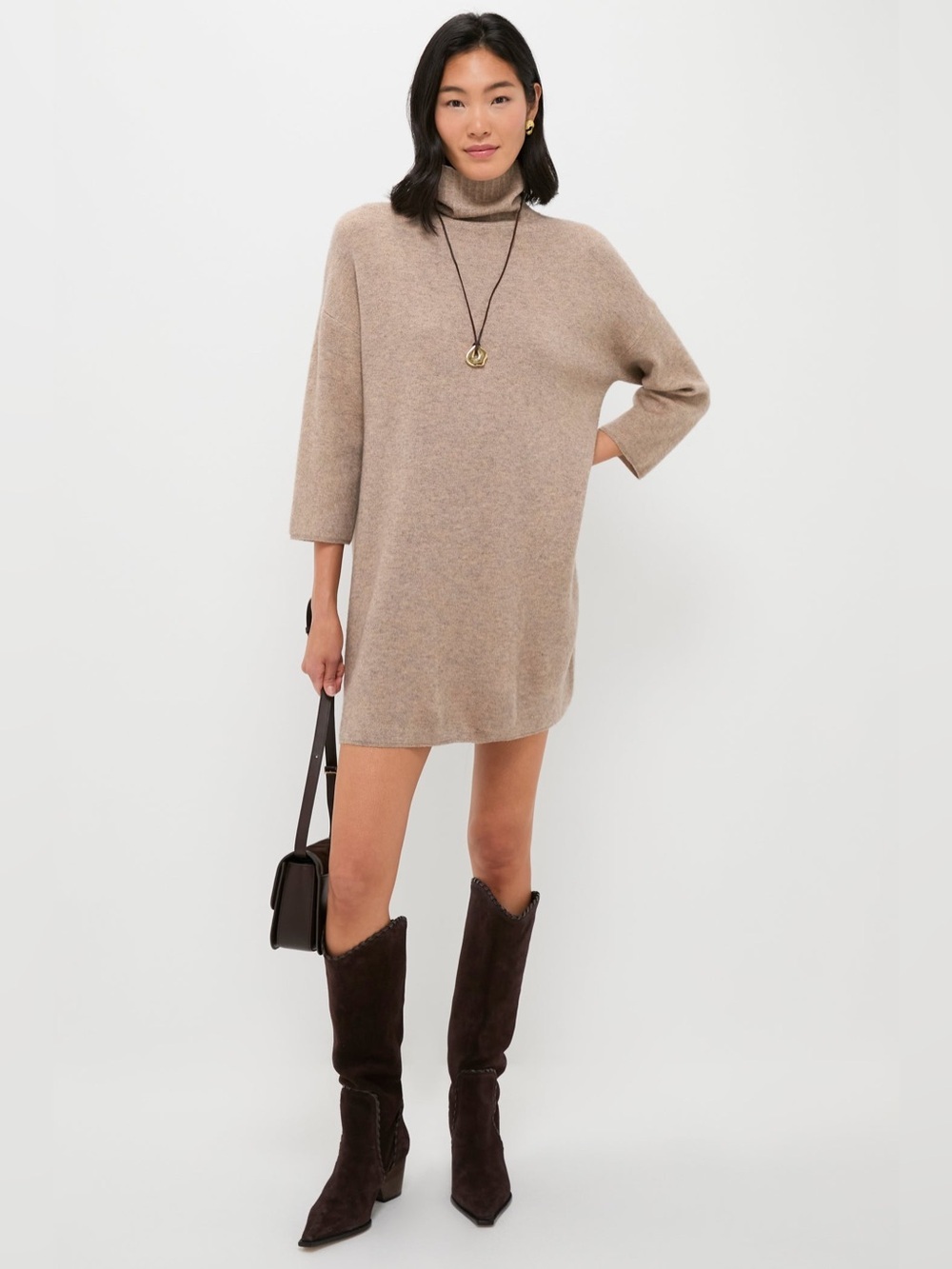 NWT Tuckernuck Pomander Place Vivianne Sweater Dress Medium Hazelwood Mini